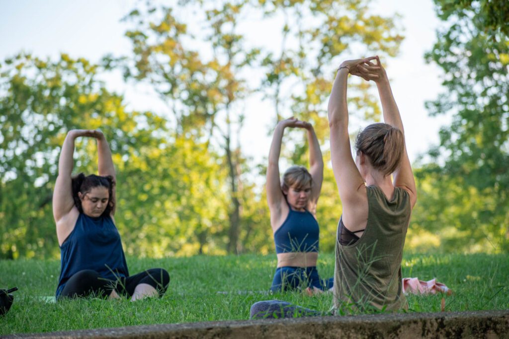Free yoga and wellness programs in Cincinnati parks Inwood Park