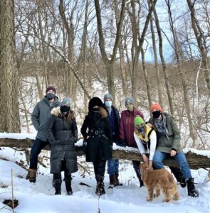 Cincinnati Parks Foundation staff on a hike