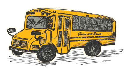 Cartoon school bus