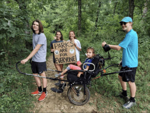 The Luke5Adventures partnership with Cincinnati Parks Foundation helps people with disabilities explore our parks with all-terrain wheelchairs.